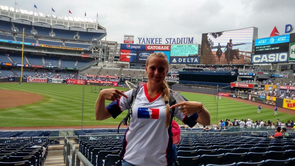 Karel na Yankee Stadium