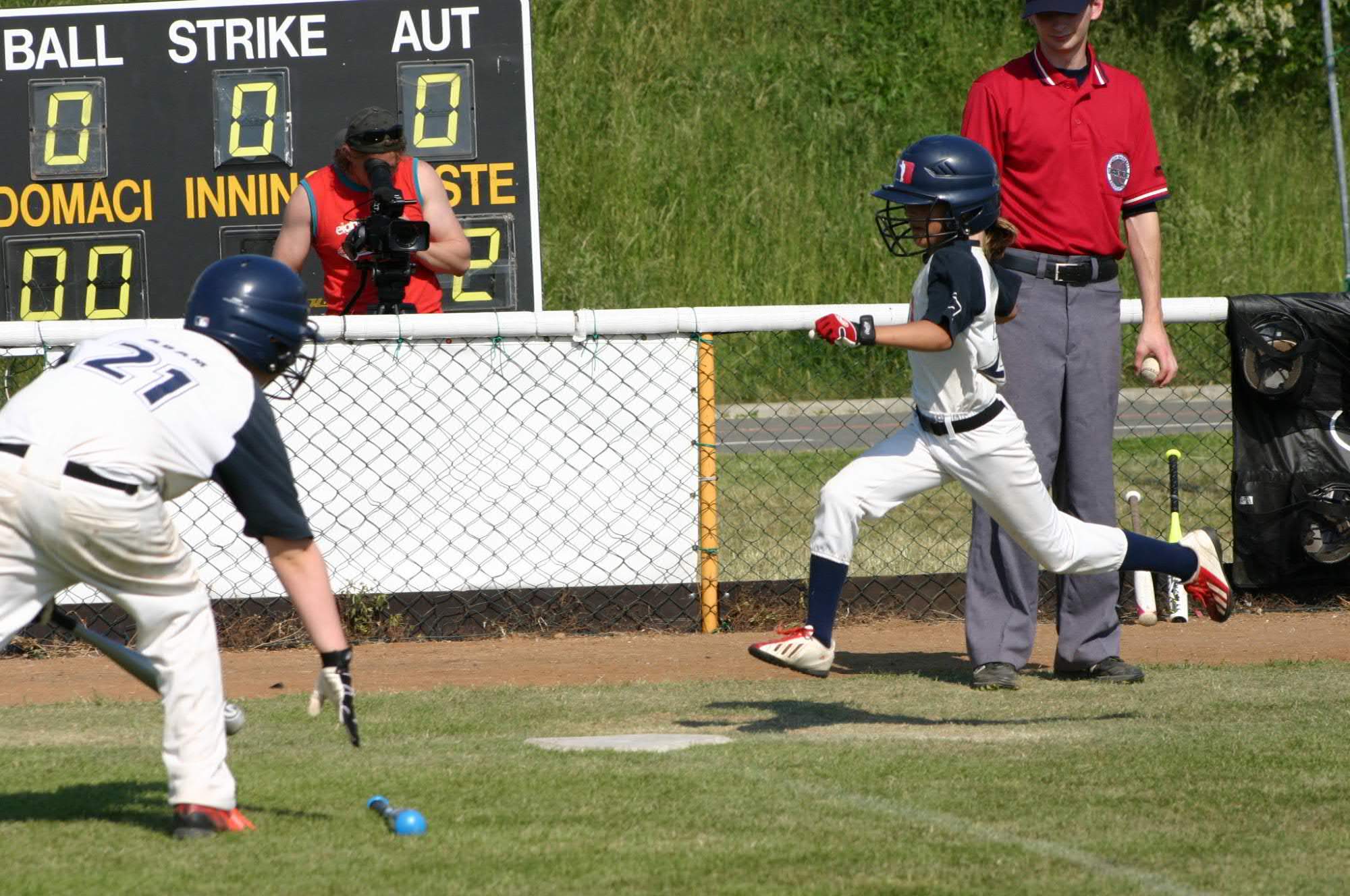 ...když doběhneš až na domací metu, tak je to bod.